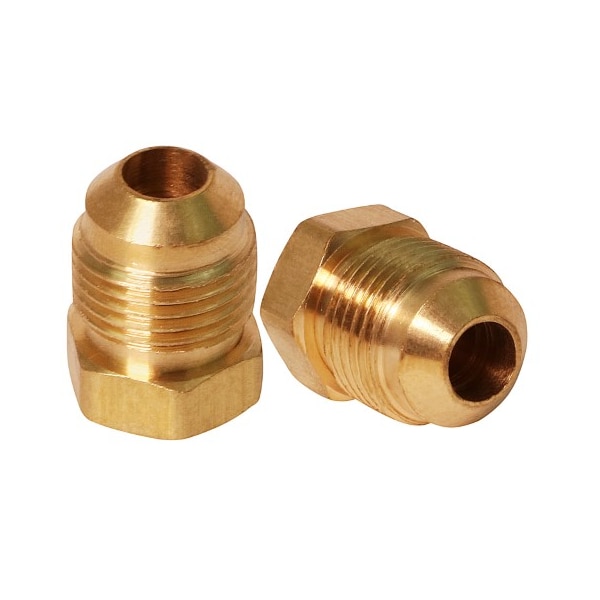 1/2 Flare Plug Pipe Fitting; Brass